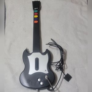 Guitar Hero Gibson SG Guitar Controller - Black/Silver Ps2